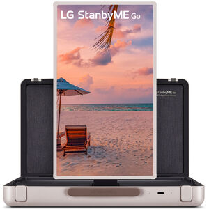 LG - 27" Class StanByME Go Series LCD Full HD Smart webOS Touchscreen TV, , hires
