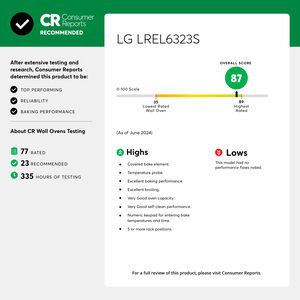 LG 30 in. 4.7 cu. ft. Smart Steam Electric Single Wall Oven with True European Convection - PrintProof Stainless Steel, , hires
