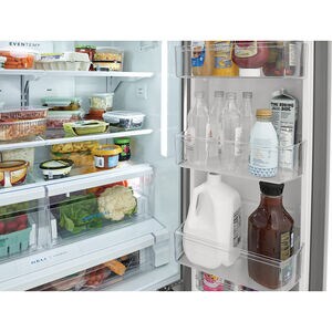 Frigidaire 36 in. 22.6 cu. ft. Counter Depth French Door Refrigerator with Ice & Water Dispenser - Stainless Steel, , hires