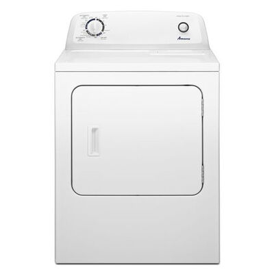 Amana 29 in. 6.5 cu. ft. Electric Dryer with Wrinkle Prevent Option - White | NED4655EW