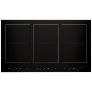 JennAir Oblivian Glass 36 in. 6-Burner Induction Cooktop with Simmer Burner & Power Burner - Black, , hires