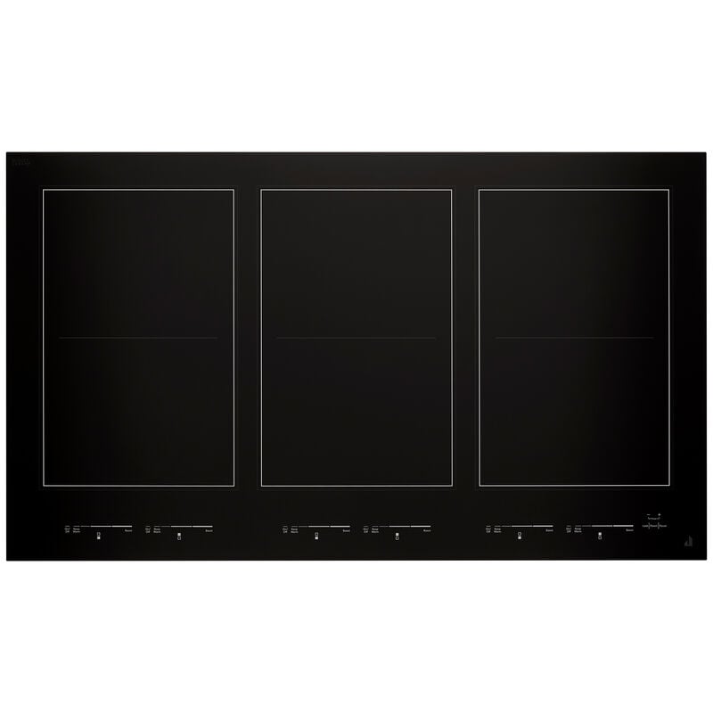 JennAir Oblivian Glass 36 in. 6-Burner Induction Cooktop with Simmer Burner & Power Burner - Black, , hires