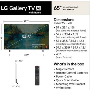 LG - 65" Class LX7B Series QNED Mini-LED 4K UHD Smart webOS TV, , hires