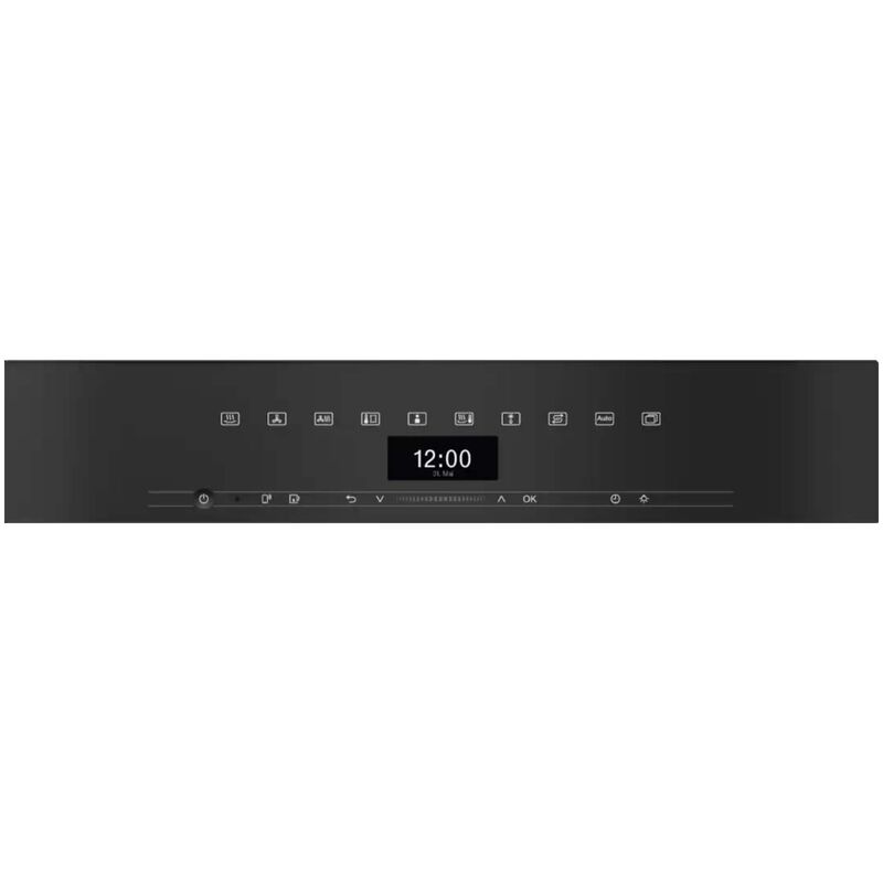 Miele VitroLine 24 in. 1.7 cu. ft. Smart Steam Electric Single Wall Oven with True European Convection - Obsidean Black, , hires