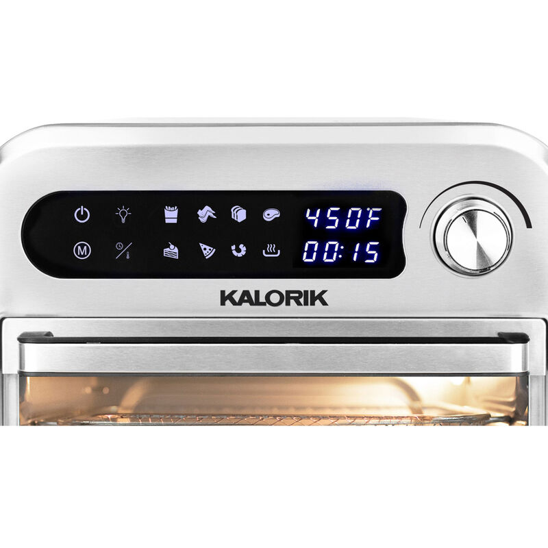 Kalorik 12.6 qt. Digital Air Fryer Oven Stainless Steel/Black P.C