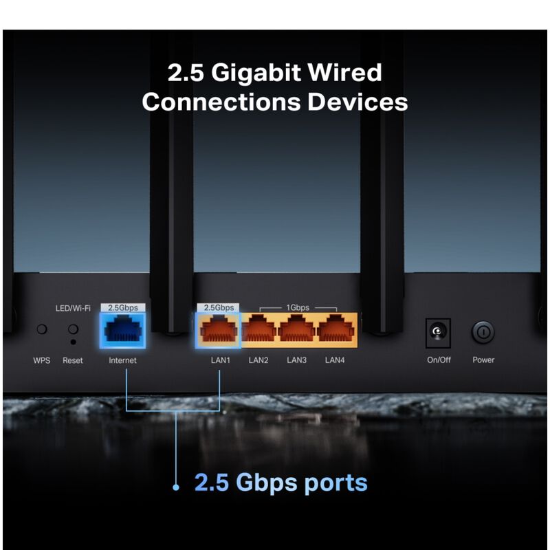 TP Link Archer BE6500 Dual-Band Wi-Fi 7 Router, , hires