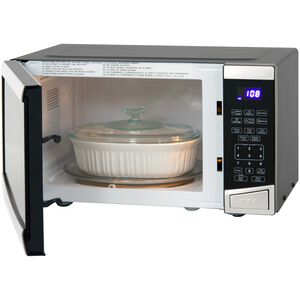 Avanti 19 in. 0.9 cu. ft. 900W Countertop Microwave - Stainless Steel, , hires