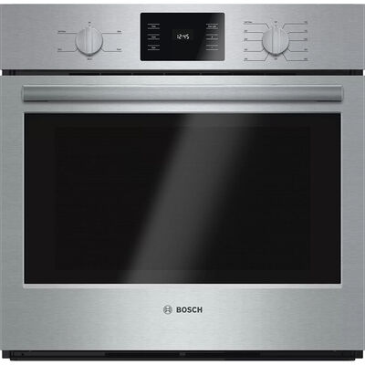 Bosch 500 Series 30 in. 4.6 cu. ft. Electric Wall Oven With Self Clean - Stainless Steel | HBL5351UC