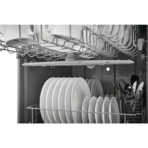Frigidaire 24 in. Front Control Dishwasher with 62 dBa Sound Level & Pocket - Stainless Steel, Stainless Steel, hires