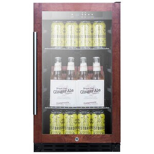 Summit 18 in. Built-In/Freestanding 2.7 cu. ft. Beverage Center with Adjustable Shelves & Digital Control - Custom Panel Ready, , hires