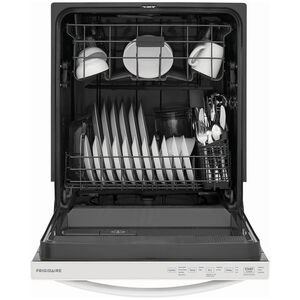 Frigidaire 24 in. Top Control Dishwasher with 52 dBa Sound Level & MaxDry - White, White, hires