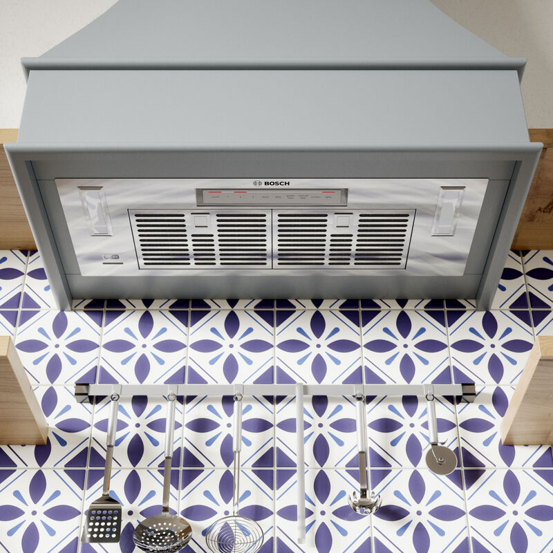 Bosch 800 Series 30 in. Smart Convertible Standard Style Range Hood with 600 CFM, 4 Fan Speeds & 2 LED Lights - Stainless Steel, , hires