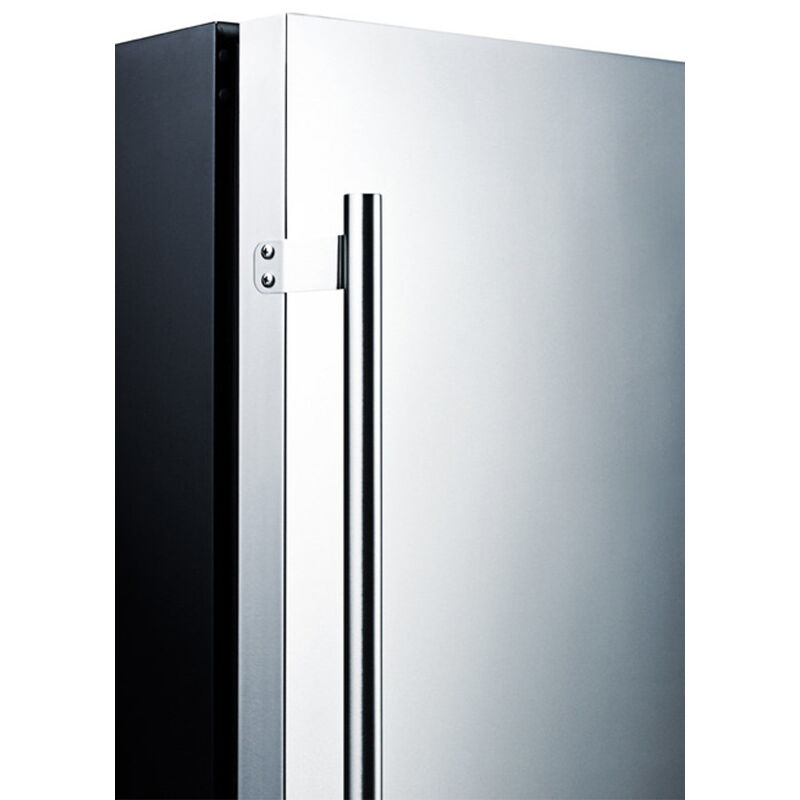 Summit 24 in. 4.6 cu. ft. Built-In/Freestanding Beverage Center with Adjustable Shelves & Digital Control - Stainless Steel, , hires