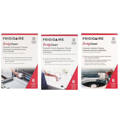 Frigidaire ReadyClean Probiotic Cleaner Bundle for Dishwashers | 10FFHOME01