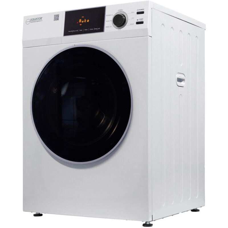 Equator Deluxe 24 in. 4.0 cu. ft. Stackable Electric Dryer with Sensor Dry, Sanitize & Steam Cycle - White, , hires