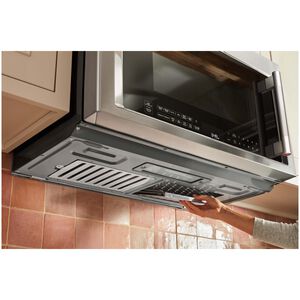KitchenAid 30 in. 1.9 cu. ft. 1200W Over-the-Range Microwave with 400 CFM, Convection & Sensor Cooking - Stainless Steel, , hires
