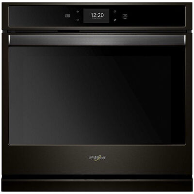 Whirlpool 27" 4.3 Cu. Ft. Electric Smart Wall Oven with True European Convection & Self Clean - Black Stainless | WOS72EC7HV