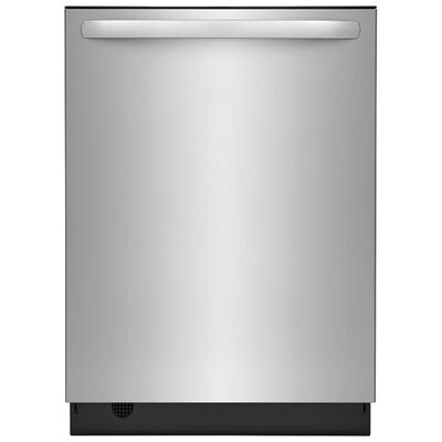 Frigidaire 24 in. Built-In Dishwasher with Top Control, 49 dBA Sound Level, 14 Place Settings, 5 Wash Cycles & Sanitize Cycle - Stainless Steel | FDSH4501AS