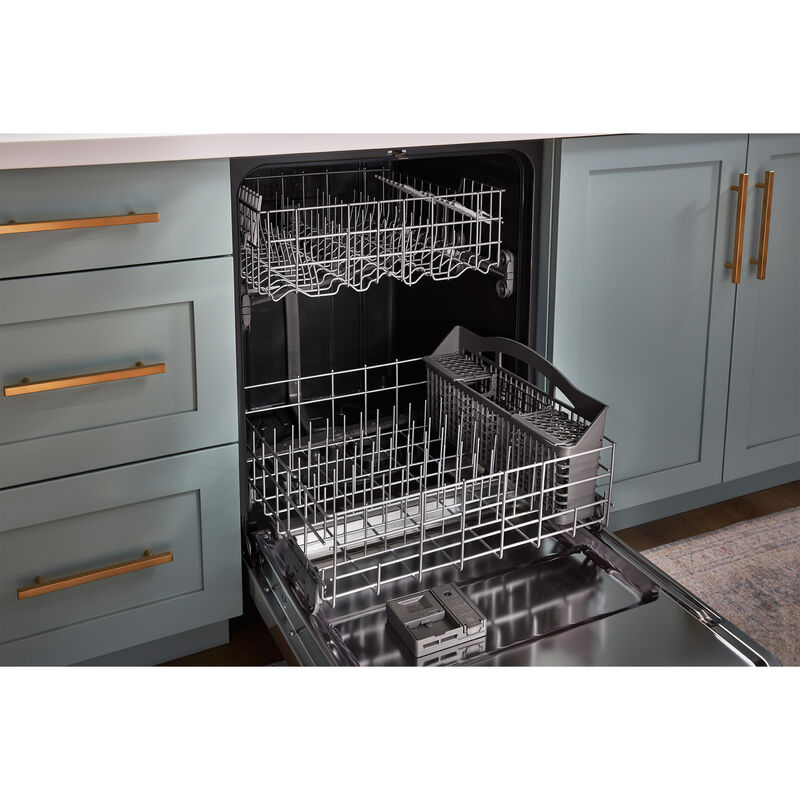 Whirlpool 24 in. Top Control Dishwasher with 55 dBa Sound Level & Pocket - Stainless Steel, Stainless Steel, hires