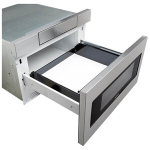 Sharp 24 in. 1.2 cu. ft. 950W Drawer Microwave with Sensor Cooking - Stainless Steel, , hires