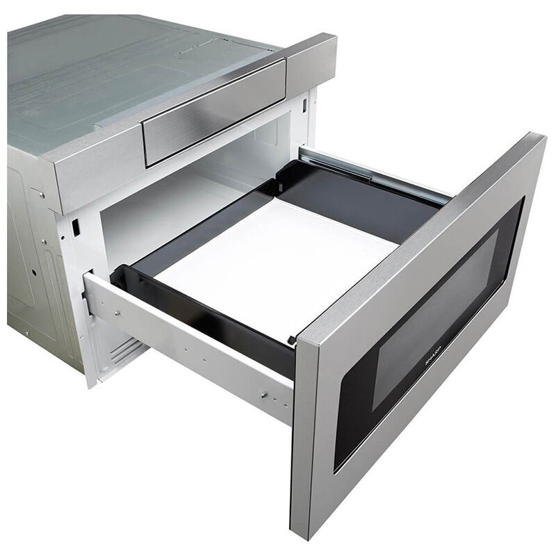 Sharp 24 in. 1.2 cu. ft. 950W Drawer Microwave with Sensor Cooking - Stainless Steel, , hires