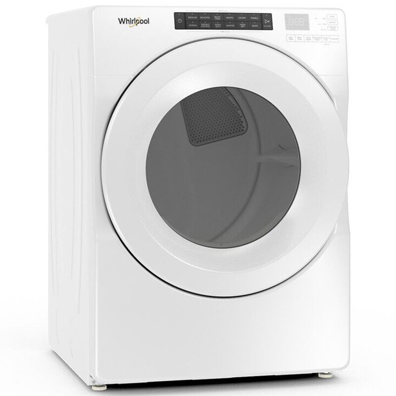 Whirlpool 27 in. 7.4 cu. ft. Electric Dryer with 36 Dryer Programs, 5 Dry Options, Sanitize Cycle & Sensor Dry - White, , hires