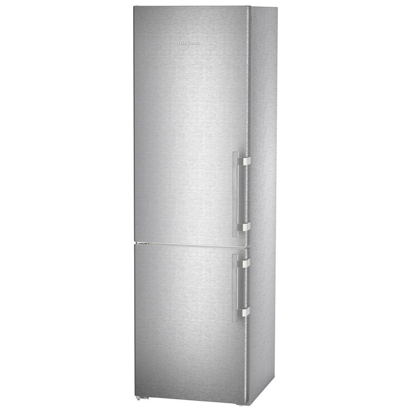 Liebherr Peak 24 in. 12.8 cu. ft. Smart Counter Depth Bottom Freezer Refrigerator Left Hinged - Stainless Steel, , hires