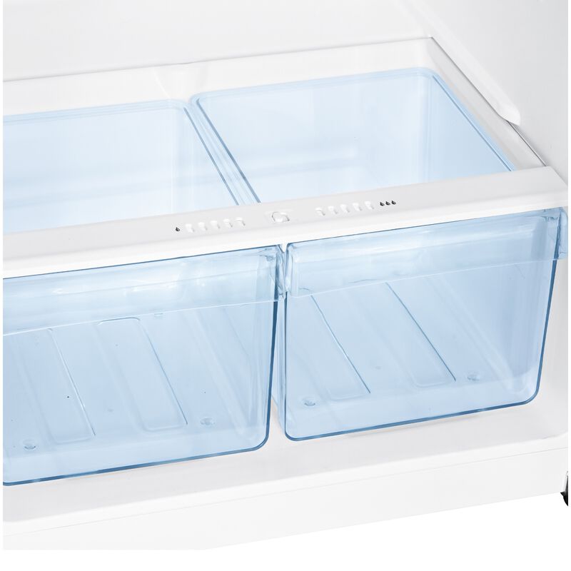 Avanti 24 in. 10 cu. ft. Counter Depth Top Freezer Refrigerator - Stainless Steel, , hires
