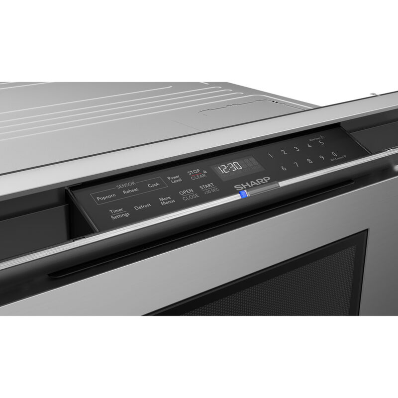 Sharp 24 in. 1.2 cu. ft. Smart Microwave Drawer with 11 Power Levels & Sensor Cooking Controls - Stainless Steel, , hires