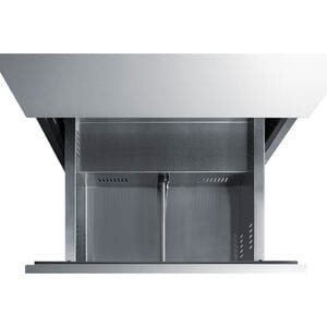 Summit 24 in. 3.5 cu. ft. Built-In Outdoor Frost Free Double Freezer Drawers - Custom Panel Ready, , hires