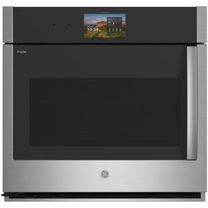 GE Profile 30 in. 5.0 cu. ft. Smart Electric Single Wall Oven with True European Convection - Stainless Steel, , hires