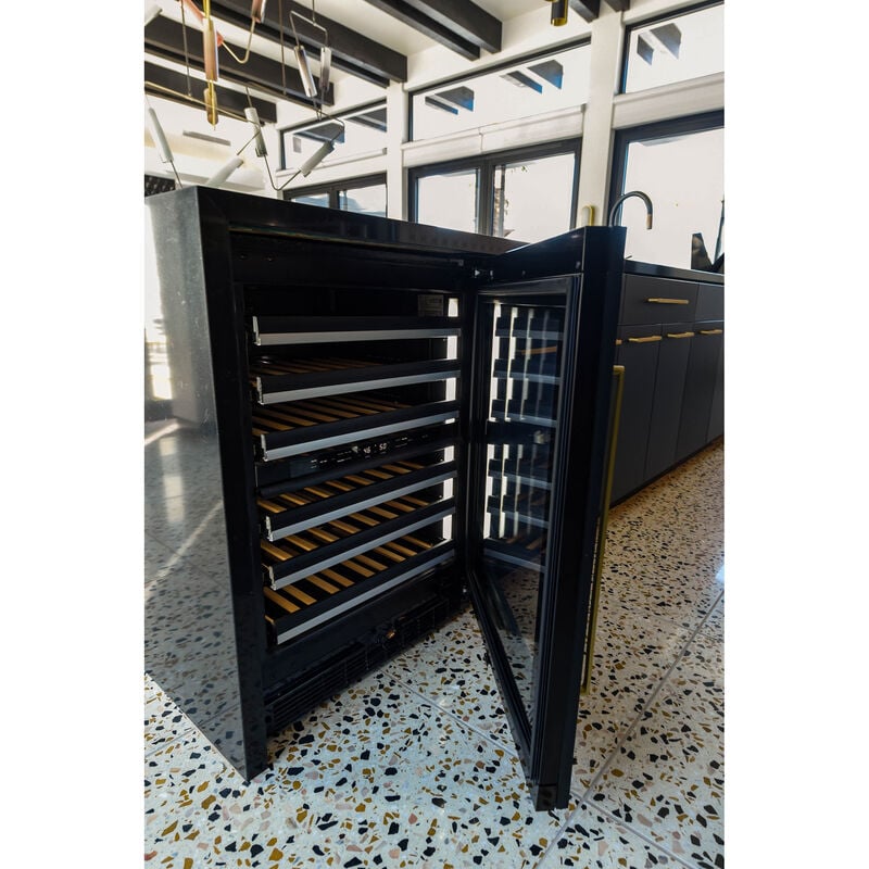 JennAir 24 in. Undercounter Wine Cooler with Wood Racks, Dual Temperature Zones & 45 Bottle Capacity - Custom Panel Ready, , hires
