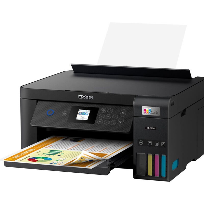 Epson - EcoTank ET-2850 All-in-One Supertank Inkjet Printer - Black, , hires