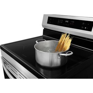 Frigidaire 30 in. 5.3 cu. ft. Electric Range with 4 Induction Burners - Stainless Steel, , hires
