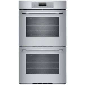 Thermador Masterpiece Series 30" 9.2 Cu. Ft. Electric Smart Double Wall Oven with True European Convection & Self Clean - Grey, , hires