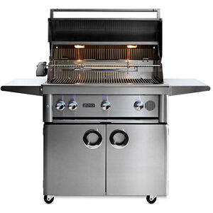 Lynx Professional 36 in. 4-Burner Liquid Propane Gas Grill with Rotisserie & Smoker Box - Stainless Steel, , hires