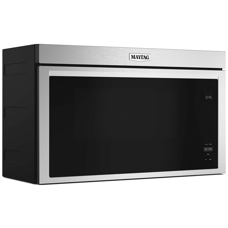 Maytag 2-cu ft 1000-Watt Over-the-Range Microwave with Sensor Cooking  (Stainless Steel) at