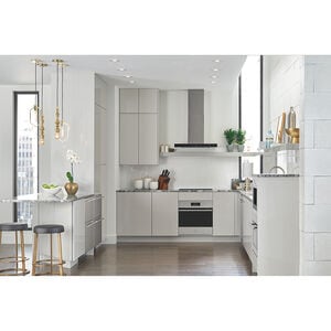 Wolf 30 in. Convertible Chimney Style Range Hood with 3 Fan Speeds & 2 LED Lights - Stainless Steel, , hires