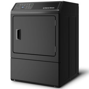 Speed Queen DF7 27 in. 7.0 cu. ft. Electric Dryer with Pet Plus Cycle, Sensor Dry, Sanitize & Steam Cycle - Matte Black, Matte Black, hires