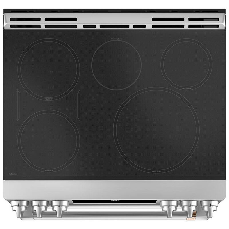 Cafe 30 in. 6.7 cu. ft. Smart Air Fry Convection Double Oven SlideIn