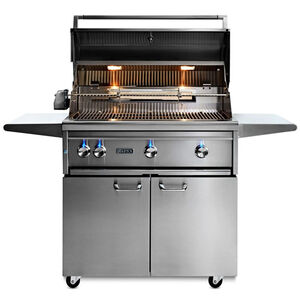 Lynx Professional 36 in. 3-Burner Natural Gas Grill with Rotisserie & Smoker Box - Stainless Steel, , hires
