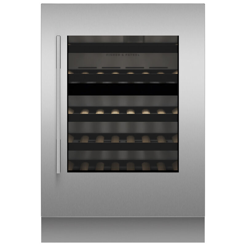 Fisher & Paykel Framed Right-Hinge Door Panel for Integrated Undercounter Wine & Beverage - Stainless Steel, , hires