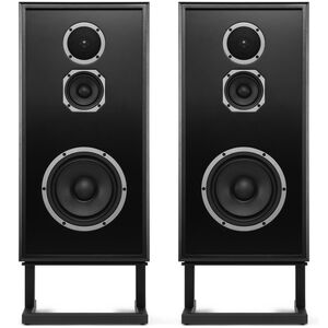 KLH Model Four 8" Three-Way Acoustic Suspension Loudspeaker System - Black Ash, , hires