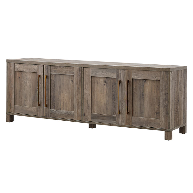 Hudson & Canal Chabot TV Stand - Gray Oak, , hires