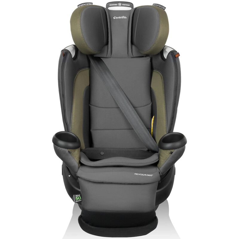 Evenflo Revolve360 Extend All-in-One Rotating Car Seat with Quick Clean Cover - Rockland Green, , hires