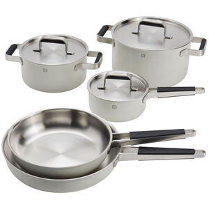 ZWILLING Pure 8-pc Stainless Steel Cookware Set - Ivory, Ivory, hires