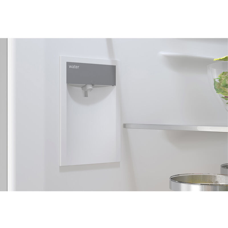 Bosch 800 Series 24 in. 12.8 cu. ft. Smart Counter Depth Bottom Freezer Refrigerator with Internal Water Dispenser - Stainless Steel, Stainless Steel, hires
