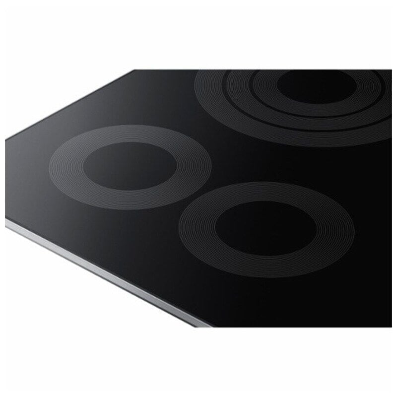 Samsung 36 in. 5-Burner Smart Electric Cooktop with Simmer Burner & Power Burner - Stainless Steel, Stainless Steel, hires
