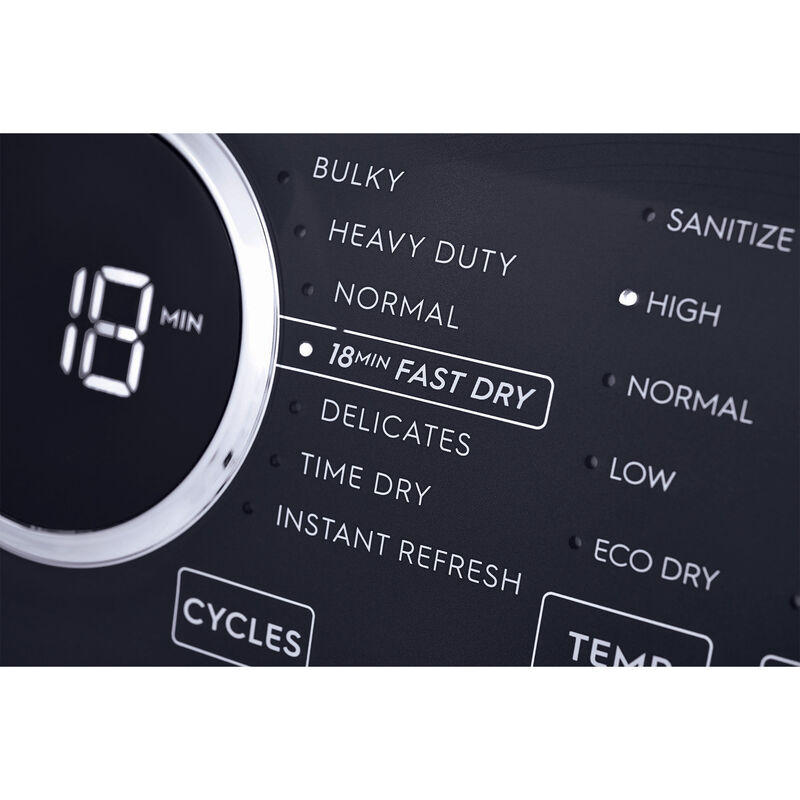 Electrolux 400 Series 27 in. 8.0 cu. ft. Stackable Electric Dryer with 7 Dry Programs, 6 Dry Options, Sanitize Cycle & Wrinkle Care - White, White, hires