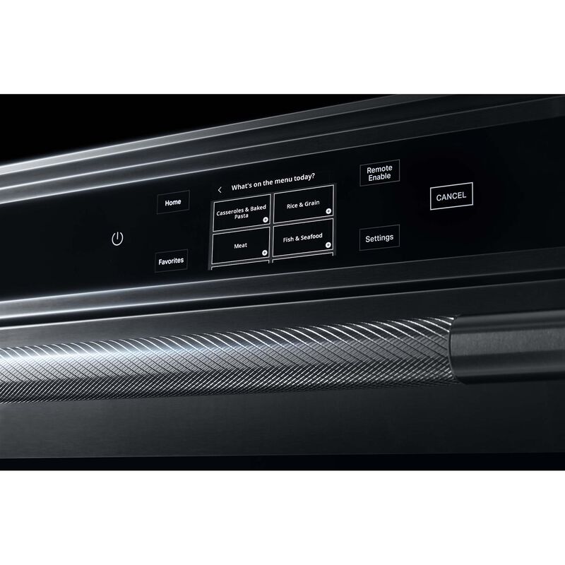 JennAir Rise 24 in. 1.3 cu. ft. Smart Steam Electric Single Wall Oven with True European Convection - Stainless Steel, , hires